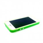 Wholesale iPhone 5 5S Bumper with Chrome Button  (Lime - Green)